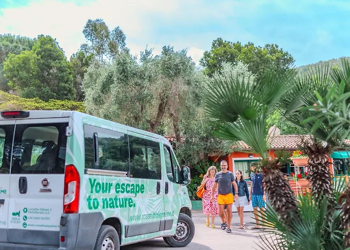 Lüks kamp alanı Glamping Rosselba Le Palme Sant'Anna (Isola d'Elba)